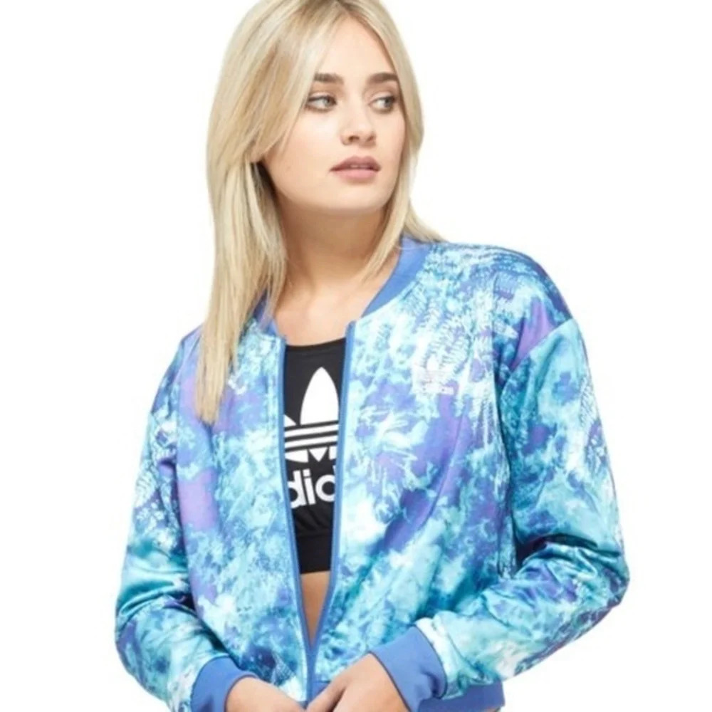 Adidas Ocean Elements Blue Track Jacket Small - image 2